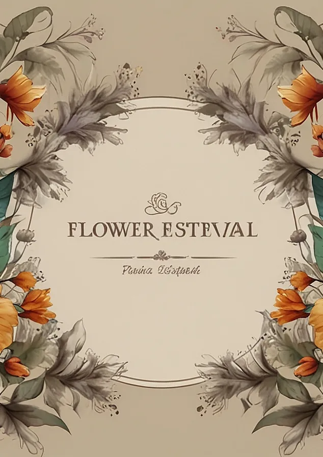 Affiche de Festival des fleurs