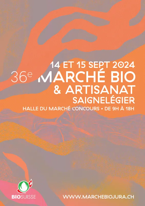 Affiche de Marché bio et artisanat 2024