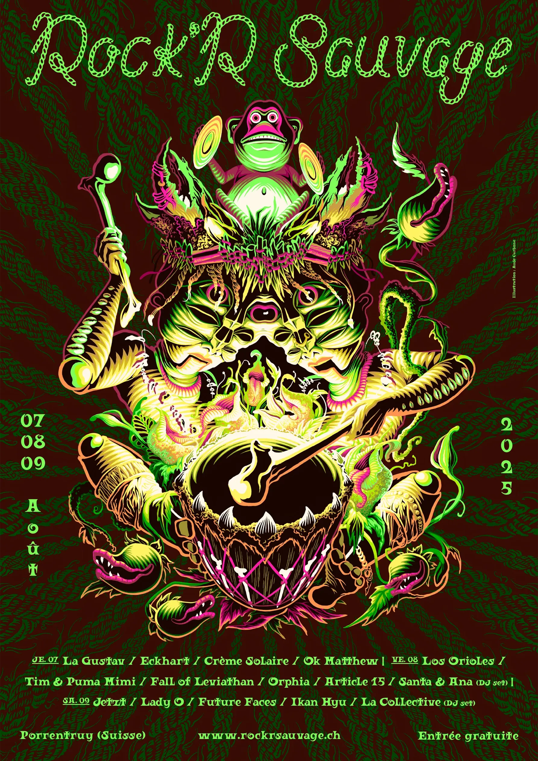 Affiche de Rock'R Sauvage 2025