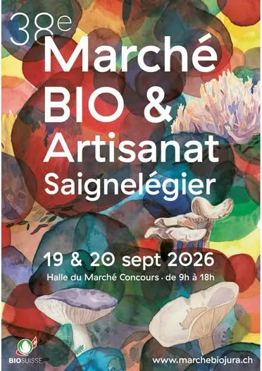 Affiche de Marché bio et artisanat 2026