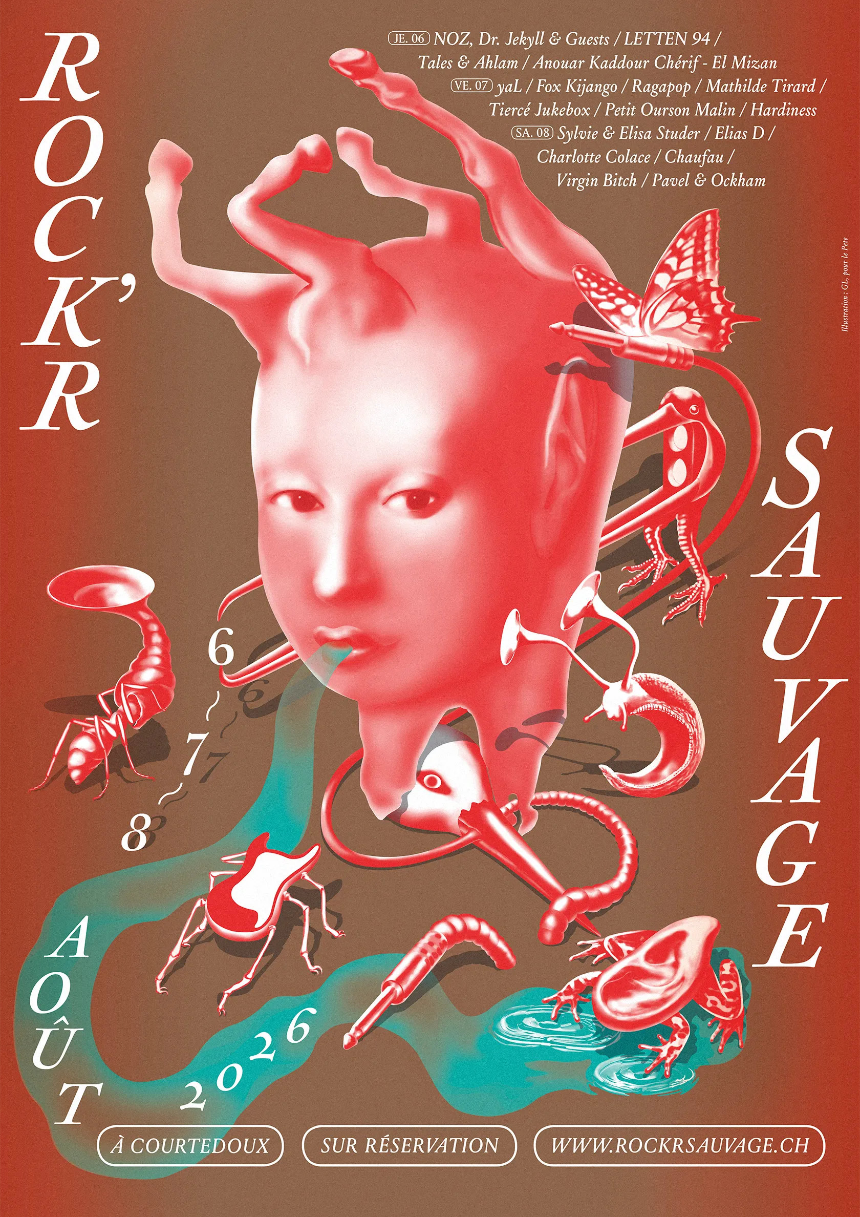 Affiche de Rock'R Sauvage 2026